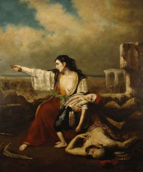 «Η αυτοθυσία της μάνας», έργο Εμίλ ντε Λανσάκ